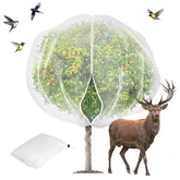 KYRGEU fruit tree netting covers 15x15 ft to protect fruit trees from birds.