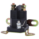 KZDAZ 12V starter solenoid close-up with three terminals for reliable ignition.