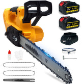 L1NXIXI electric chainsaw 12in with Makita 18V compatibility for versatile outdoor cutting.