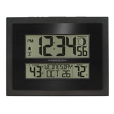La Crosse 513-75624-INT digital clock front view with large digits.