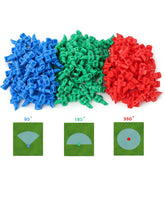 La Farah 150pcs sprayer nozzles with 90/180/360° coverage for precise irrigation