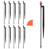 La Farah drip micro sprinkler with 90-degree nozzle targets garden beds efficiently.