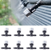 La Farah micro spray irrigation drippers deliver a fine mist for even hydration.