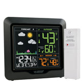 La Crosse Technology L78571 color forecast display with vibrant visuals for quick weather insights.