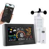 La Crosse Technology V21-WTH display front view for quick backyard weather checks