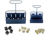 Ladbrooke Mini 4 soil blocker forms compact seed blocks for early starts