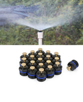 La Farah 20-piece atomizing sprinkler nozzle pack for versatile lawn irrigation.
