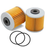 LaffoonParts 2-pack 71943 transmission filters with O rings for easy maintenance.