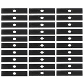 LAFORMO edger blades show blade profile and mounting hole for precise fit and easy installation