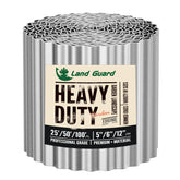 Land Guard corrugated edging border stabilizes neat lawn edges.