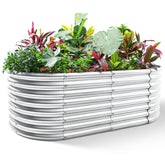 Land Guard galvanized raised bed assembly process for quick setup