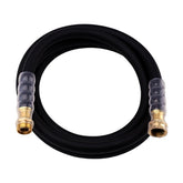LANGARA heavy-duty garden hose with transparent swivel handle for easy fittings and quick connections