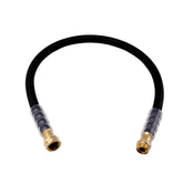 LANGARA heavy-duty garden hose with transparent swivel-handle for quick connections.