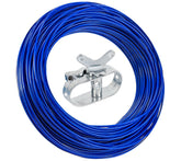 LanPool pool cover winch blue for secure winterizing with easy operation