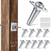 Lanties anchor wire vise packaging showing 10 vises and screws for easy garden setup