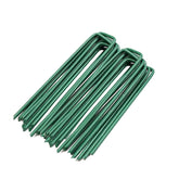 LAOJU garden pegs 6inch 3mm provide solid hold for sod and landscape fabric
