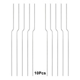 LARREEDE yard sign stake 14-inch galvanized steel supports corrugated signs outdoors.