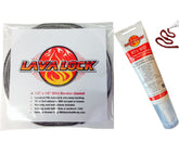 LavaLock Self Stick PRO gasket roll seals smoker chambers for even temperatures.