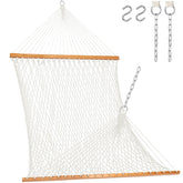 Lazy Daze 12ft double rope hammock for two-person outdoor lounging.
