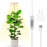 LBW bamboo grow light full spectrum panel with 72 LEDs for indoor plant growth