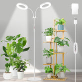 LBW floor grow light stand base offers stable support for large potted plants.