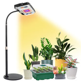 LBW Grow Light desktop base provides stable support for compact indoor plants.