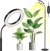 LBW Grow Lights stand base with non-slip feet for stable placement on tall indoor plants