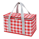 Lchkrep insulated bag folded for compact storage and transport.