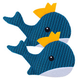 LCHUANG hot tub scum absorber whale 2-pack floats and absorbs grease for clear water.