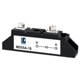LCLCTC MD55A-16 anti-reverse diode front view illustrating sturdy build for solar protection