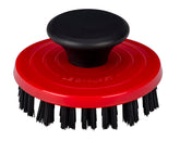 Le Creuset nylon brush for 3-1-4 inch grill pans; tough bristles for stuck-on food
