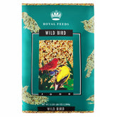 LEACH GRAIN & MILLING CO. Wild Bird Seed packaging for easy year-round feeding.