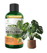 Leaves and Soul Monstera fertilizer bottle ready for use, delivering balanced nutrients for thriving growth.