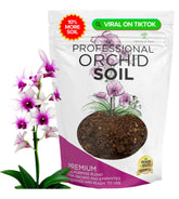 Leaves and Soul Orchid Soil Premium bag front view, ready-to-use mix supports healthy orchid roots.