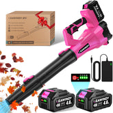 LEAWINDY cordless leaf blower 21V with 6 speeds for versatile yard work.