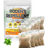 LEBMP rodent repellent pouches, 10-pack for garage protection against mice