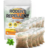 LEBMP rodent repellent pouches peppermint for indoor and outdoor use helps deter mice and rats