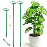LECAMEBOR Telescoping Monstera stake at 12.5 inches provides discreet support for young plants.