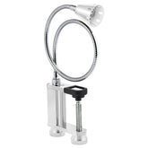 LED Concepts BBQ light mounted on grill with magnetic base for night grilling