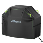LEEWHEEL grill cover 58in front view; durable waterproof fabric protects grills year-round.
