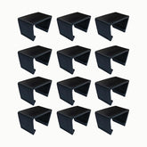 LeewooJardin wicker clips pack secures a 12-piece modular patio set