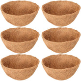 Legigo 6-pack 12inch coco liners, durable moisture-retaining for hanging baskets