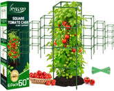 Legigo six-pack square tomato cages provide sturdy support for climbing plants.