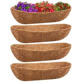 Legigo 36 inch natural trough coco coir liner for window boxes, moisture retention and soil stability