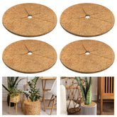Legigo coconut fiber mulch ring 14in pack around a young tree for moisture retention.