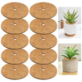 Legigo coconut fiber mulch ring protects tree bases while retaining soil moisture.