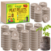 Legigo 30mm peat pellets in dry form for neat storage and quick hydration.