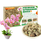 Legigo premium sphagnum moss 6qt bag packaging helps keep substrate ready for use.