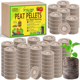 Legigo seed starter peat pellets in a 500-pack ready to hydrate and germinate.