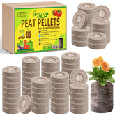 Legigo 50mm seed starter peat pellets expand with water for easy germination.